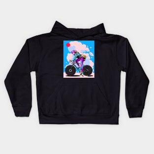 Ride In Blue Kids Hoodie